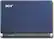 Front Standard. Acer - Aspire One Netbook with Intel® Atom™ Processor - Sapphire Blue.
