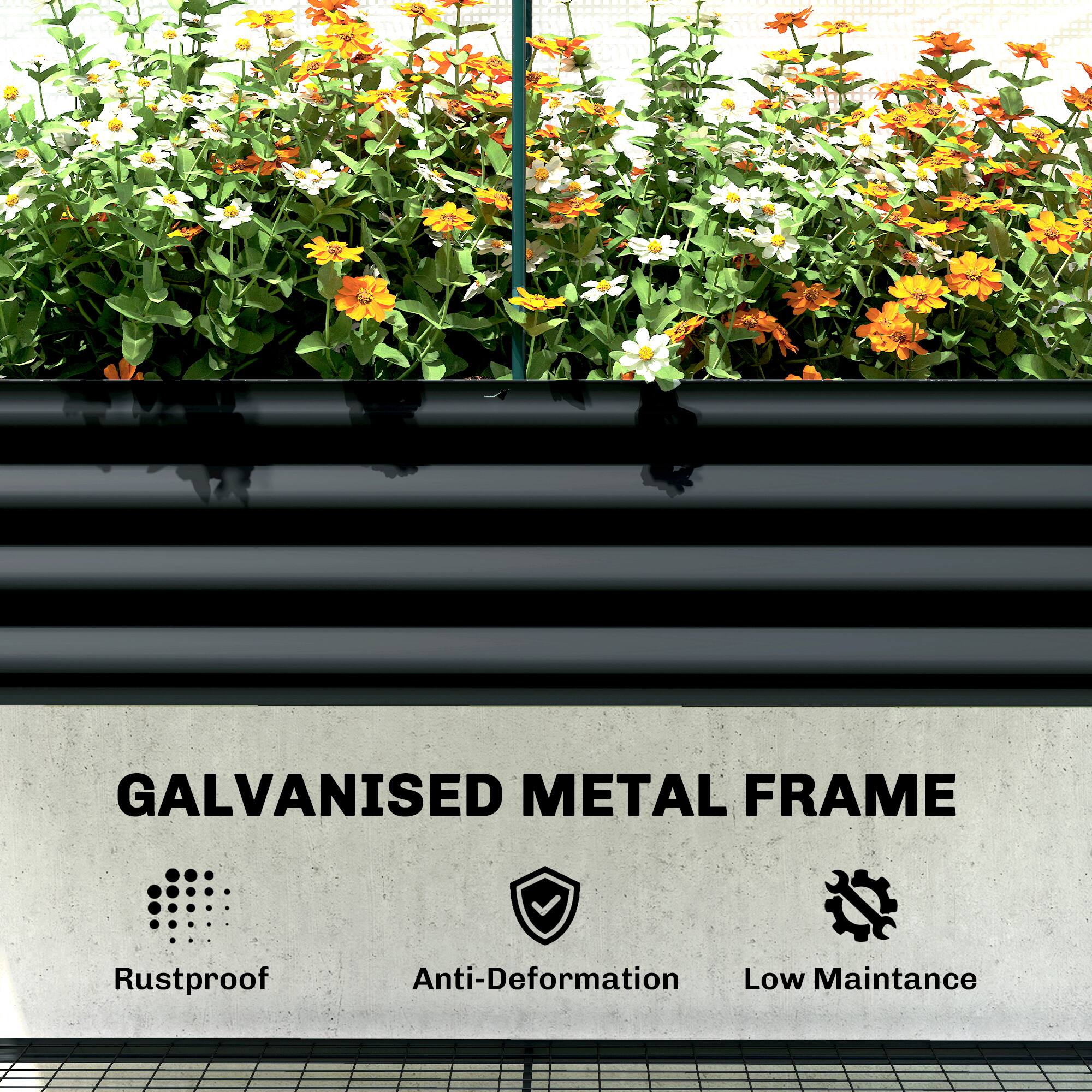 GALVANISED METAL FRAME  
Rustproof  
Anti-Deformation  
Low Maintenance