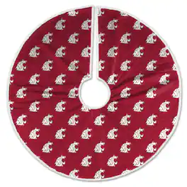 Pegasus - Washington State Cougars Microplush Christmas Tree Skirt - Multicolor