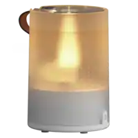 Vornado - Votiv 4 Ultrasonic Humidifier with Flameless Light Touch Controls Up To 300 sq ft, 0.31-Gallon Tank - White - Front_Zoom