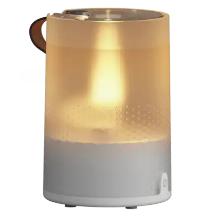 Front. Vornado - Vornado Votiv 4 Ultrasonic Humidifier with Flameless Light Touch Controls Up To 300 sq ft, 0.31-Gallon Tank - White.