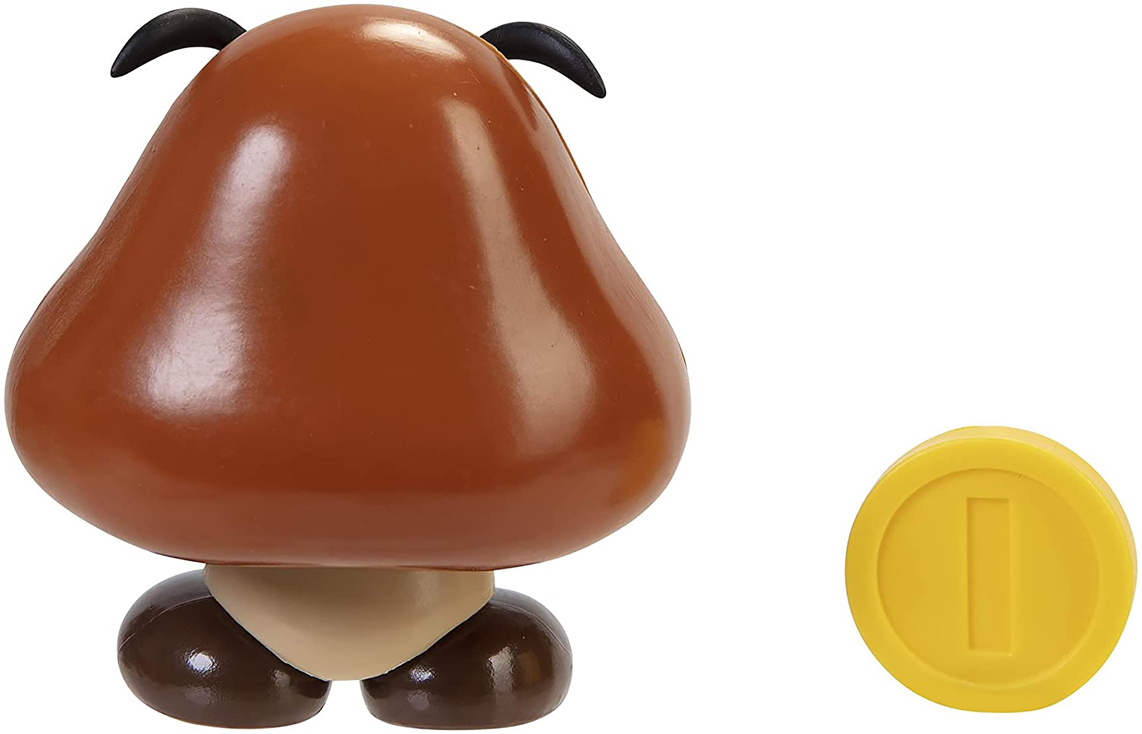 Alt View 1. Jakks Pacific - Super Mario World of Nintendo 4 Inch Figure | Goomba - Brown.