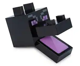 Ukonic - Minecraft Purple Ender Dragon Plug-In Nightlight with Auto Dusk to Dawn Sensor - Black