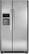 Front Standard. Frigidaire - Gallery 22.0 Cu. Ft. Counter-Depth Side-by-Side Refrigerator - Stainless-Steel.