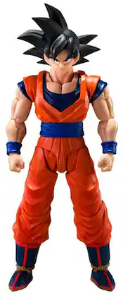 PopMarket - Tamashii Nations - Dragon Ball Z - S.H.Figuarts - Son Goku Kind-Hearted Saiyan Action Figure - COLLECTIBLES - Multicolor
