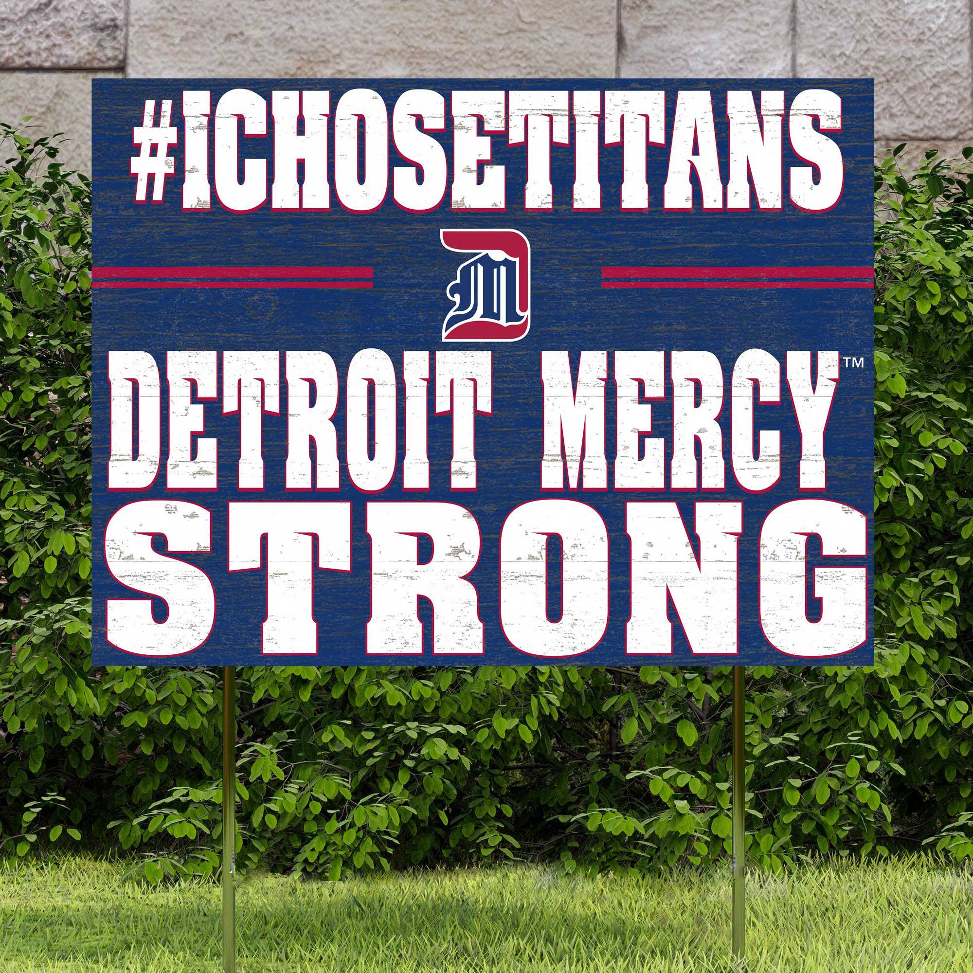 #ICHOSITITANS  
DETROIT MERCY STRONG