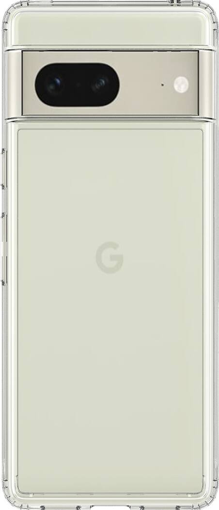 Front. SaharaCase - Hybrid-Flex Hard Shell Case for Google Pixel 7 - Clear.