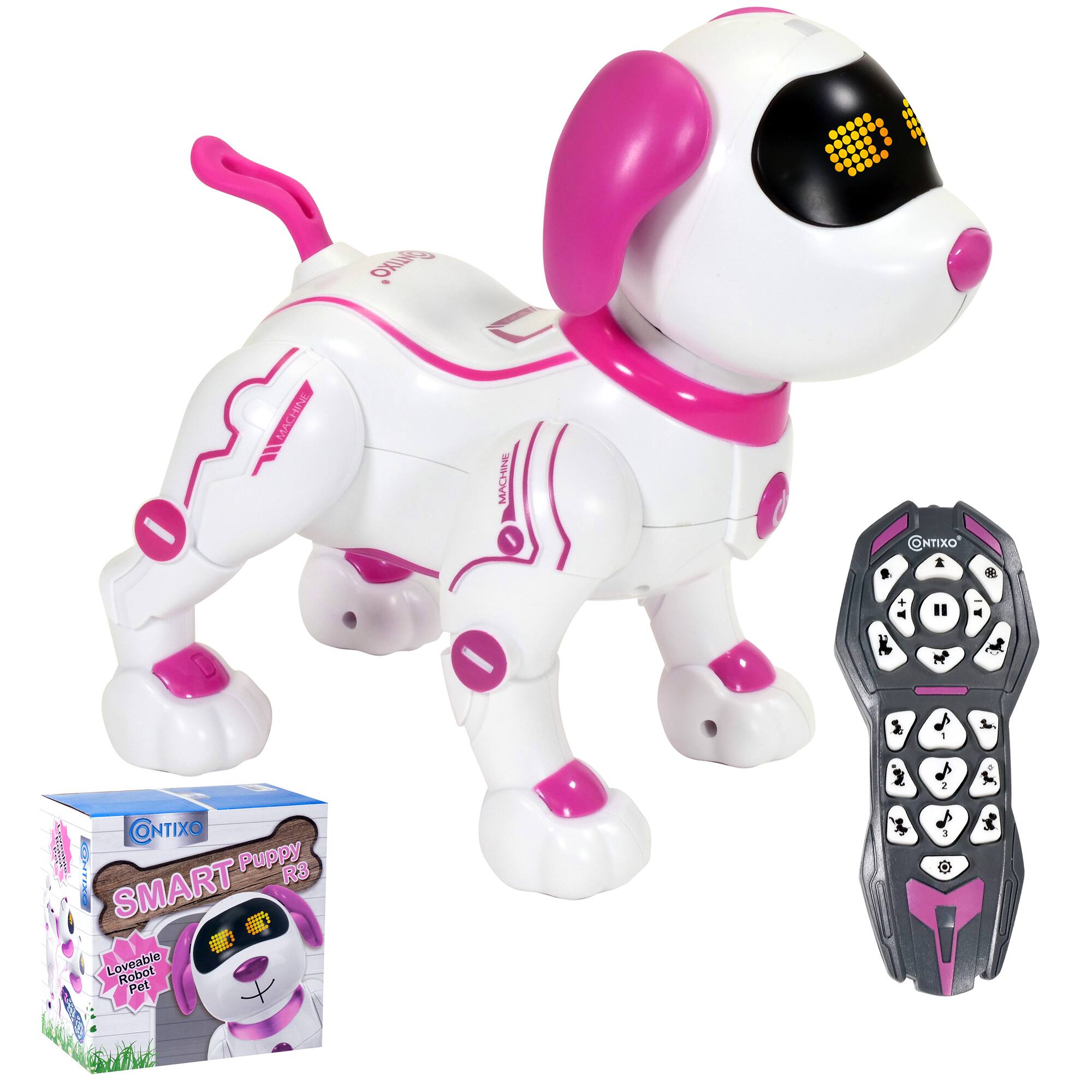 CA - MACHINE MACHINE O *OXITH + " I M NTIXO PO Puppy R3 i SMART Loveable Robot Pet OOX 3