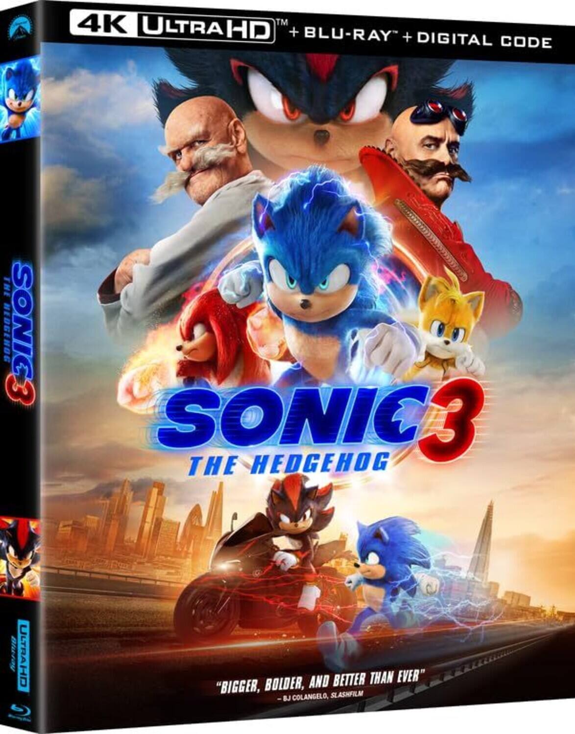 Alt View 1. Sonic the Hedgehog 3   - 4K Blu-Ray.