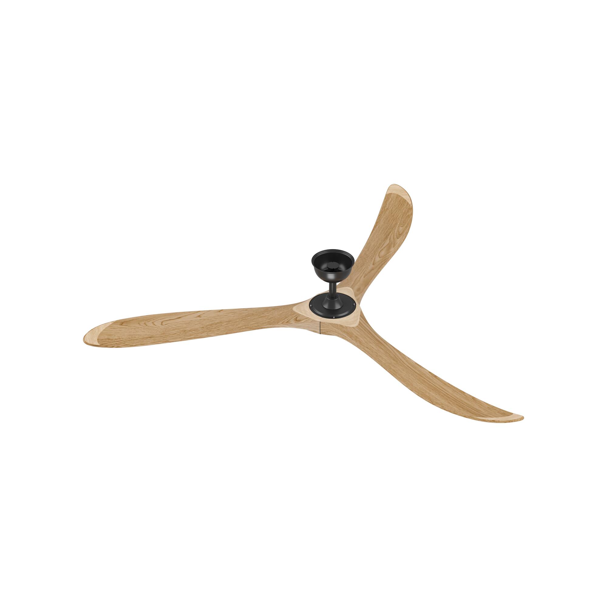 Back. Famapy - Famapy Solid Wood Ceiling Fan: Reversible, Quiet & All - Season Comfort - Wooden.