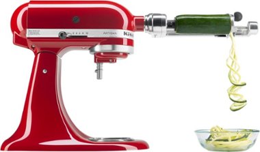 KitchenAid - 5 Blade Spiralizer with Peel, Core and Slice - Metal - Front_Zoom