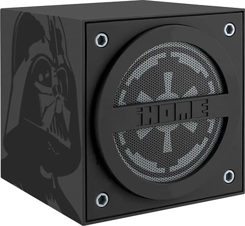 iHome - Star Wars Darth Vader Portable Speaker - White-Front_Standard 
