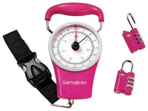 Front Standard. Samsonite - Manual Scale and Locks Kit - Pink.