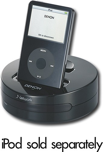 Denon - Network Dock for Most Apple® iPod® Models - Black