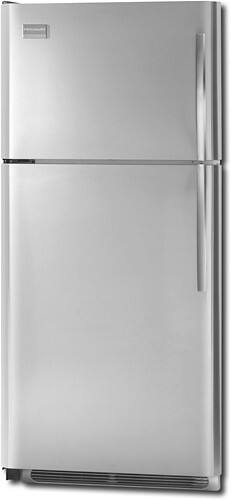 Front Standard. Frigidaire - Professional 18.0 Cu. Ft. Top-Mount Refrigerator - Stainless-Steel.