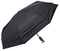 Samsonite - Windguard Auto Open/Close Umbrella - Black - Front_Zoom