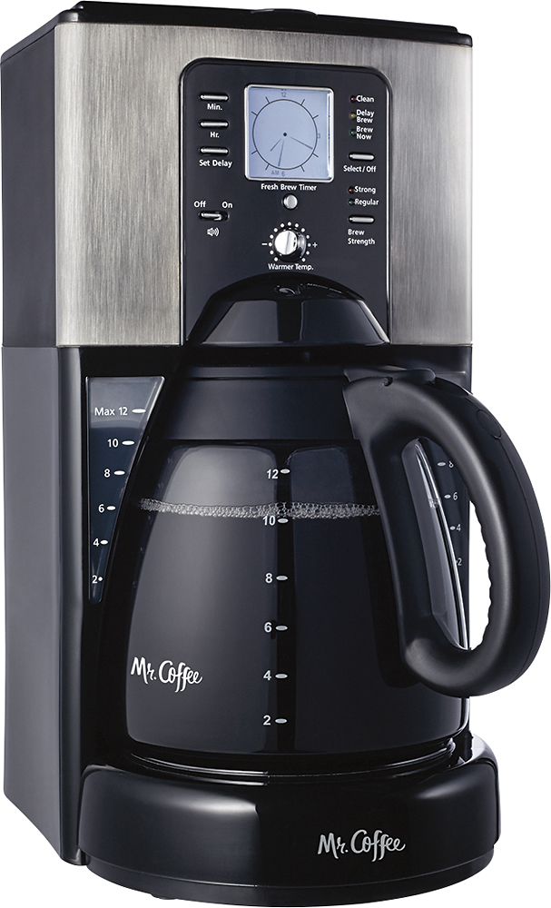 Coffee Black 12-Cup Programmable Coffeemaker Mr 