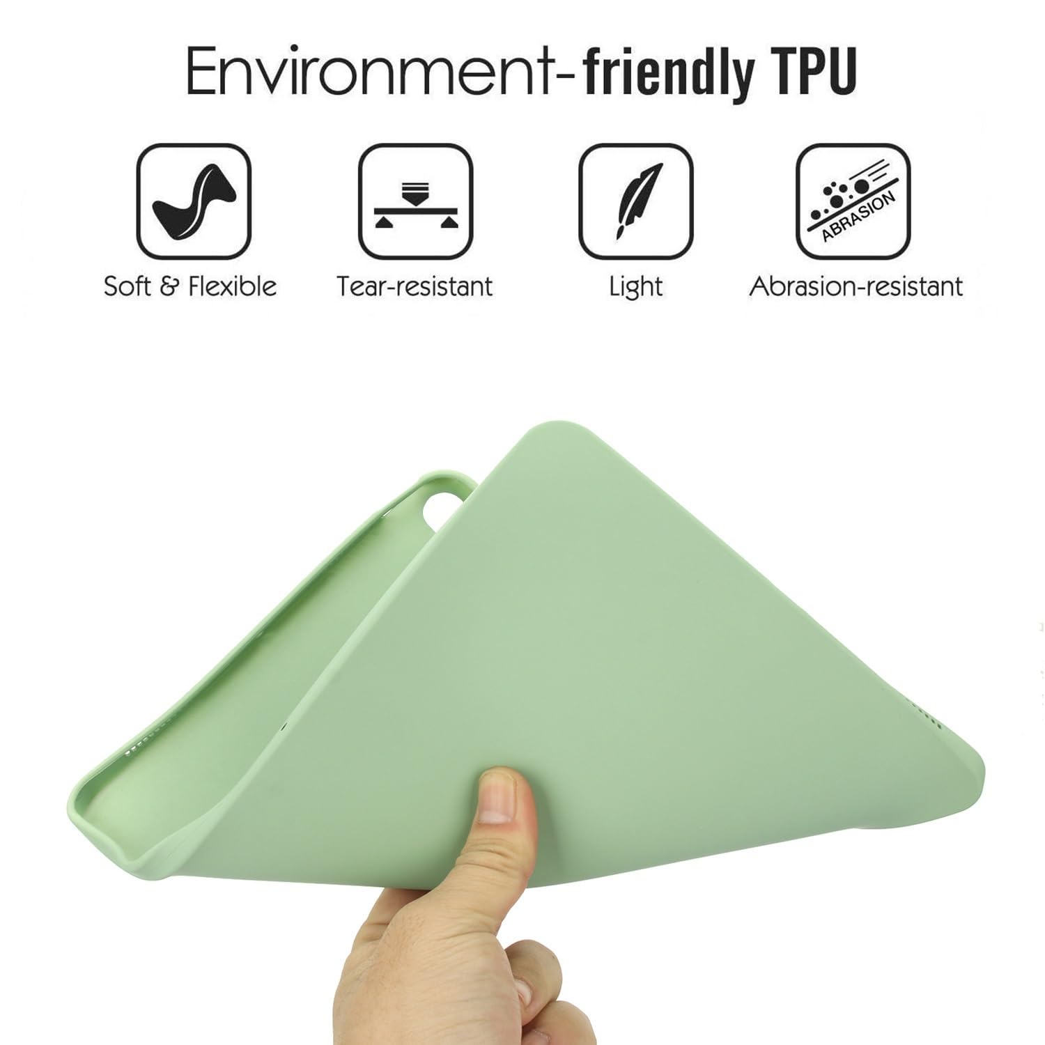 Environment-friendly TPU

- Soft & Flexible
- Tear-resistant
- Light
- Abrasion-resistant