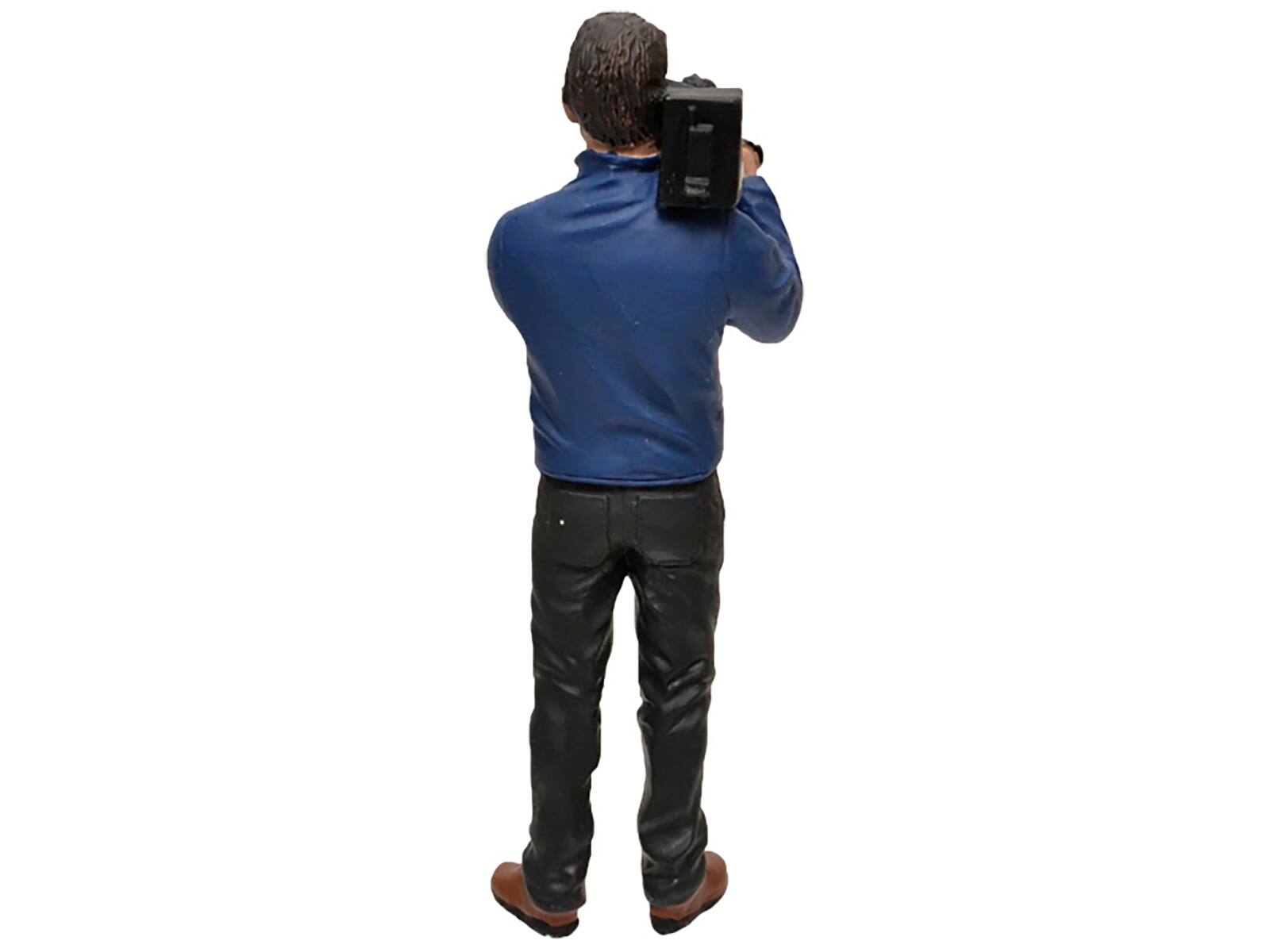 Alt View 2. American Diorama - Camera Man Figurine I "Camera Crew" for 1/18 Scale Models by American Diorama.