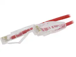 Nippon Labs - 28AWG Cat6 Snagless Ethernet Cable, 550MHz UTP RJ45, 10ft Red