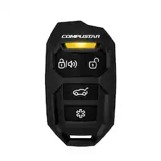 Front. Compustar - 900R 4-Button, 1000' Range Replacement Remote - Black.