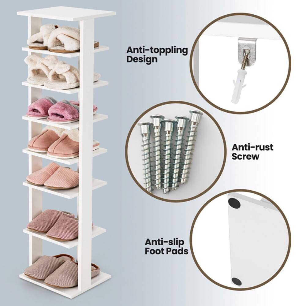 Anti-toppling Design  
Anti-rust Screw  
Anti-slip Foot Pads
