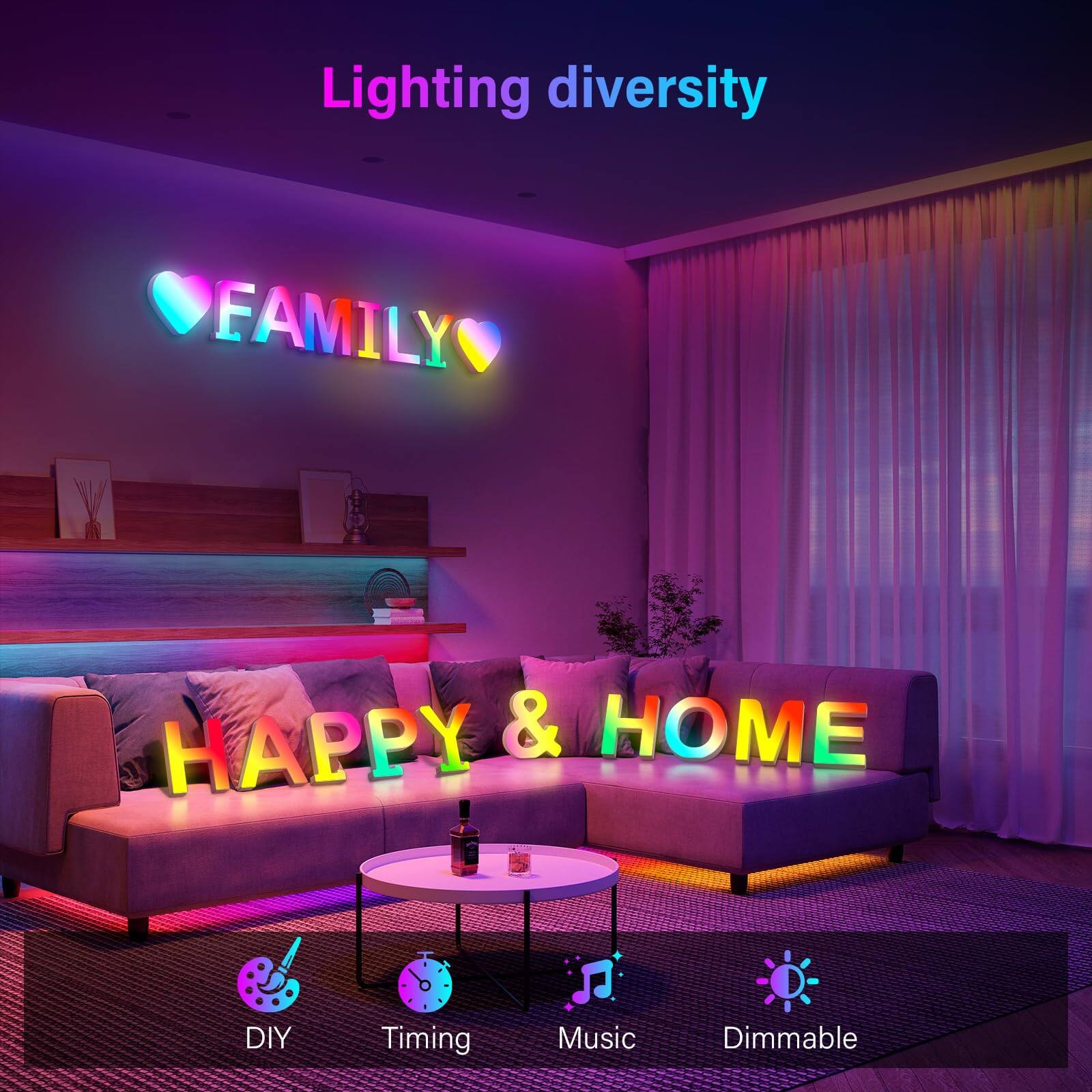 Lighting diversity

FAMILY

HAPPY & HOME

DIY Timing Music Dimmable