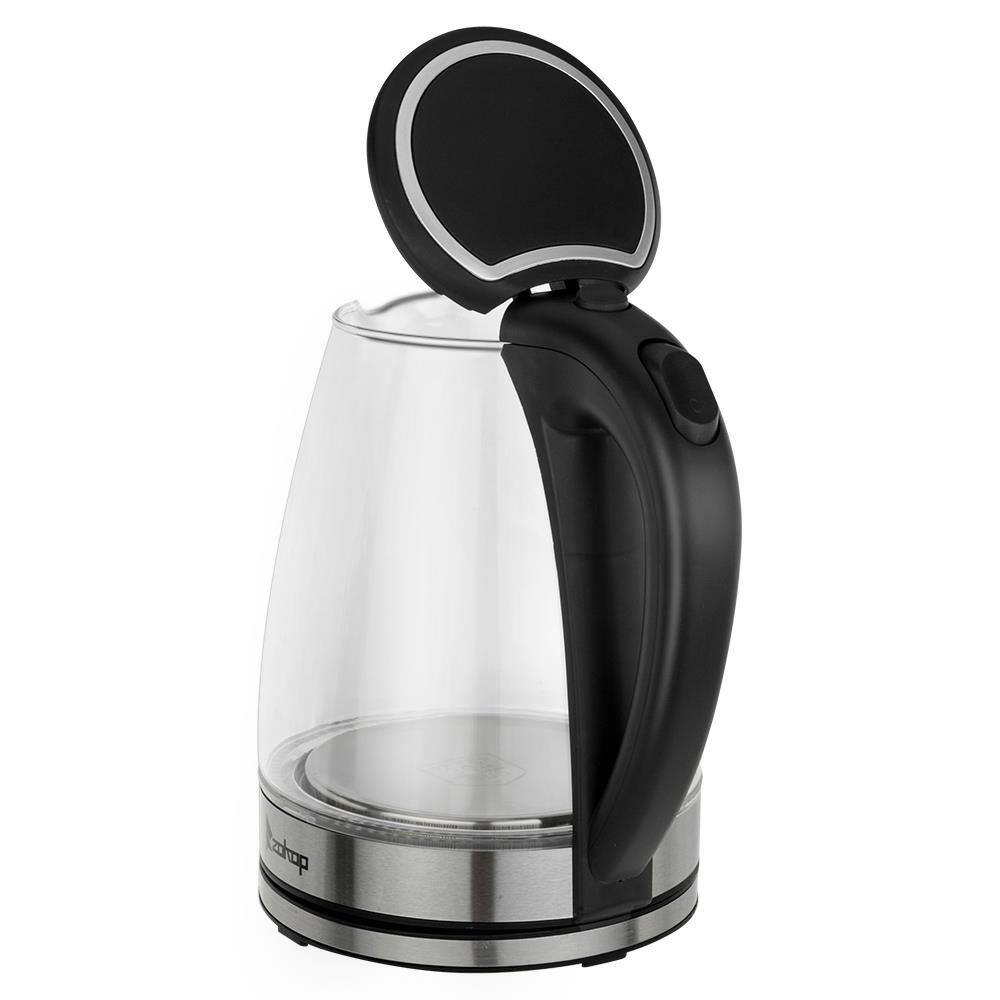 Alt View 3. Winado - 1.8L Kitchen Electric Kettle Glass Tea Auto Shut-off Fast Boiling LED Light - Sliver and Black.
