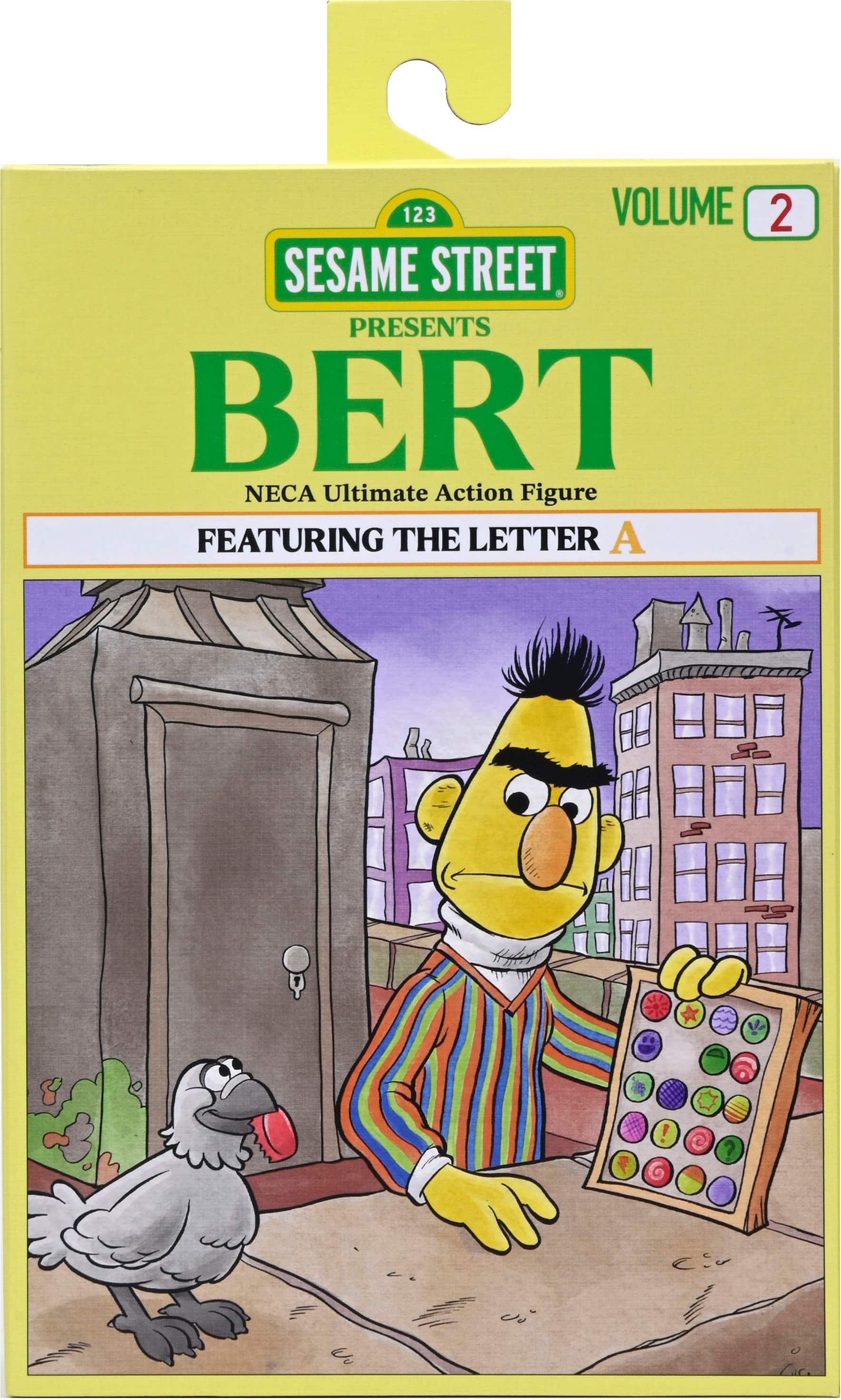 123 Volume 2 Sesame Street Presents Bert Neca Ultimate Action Figure Featuring the Letter A!