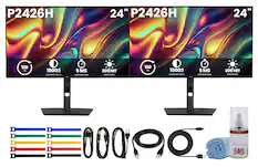 P2426H
24" P2426H
24"
120 Hz
1500:1 CONTRAST RATIO
5 MS RESPONSE TIME
300 NIT BRIGHTNESS
DELL
LCD Screen Cleaner SAVE 11 ELECTRONICS