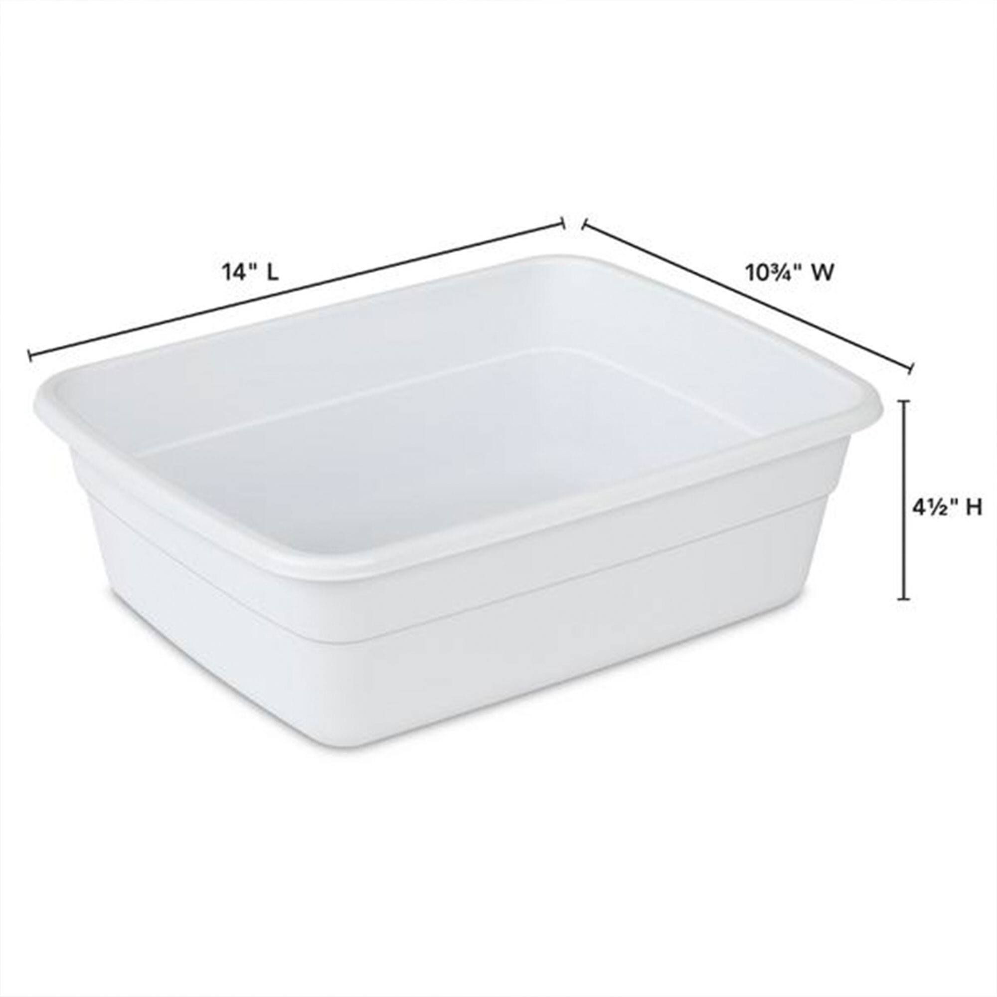 14" L x 10 3/4" W x 4 1/2" H