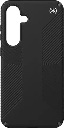 Front. Speck - Speck Presidio2 Grip Black Case + Magnet - Samsung Galaxy S25+/Samsung Galaxy S24+ - Black.