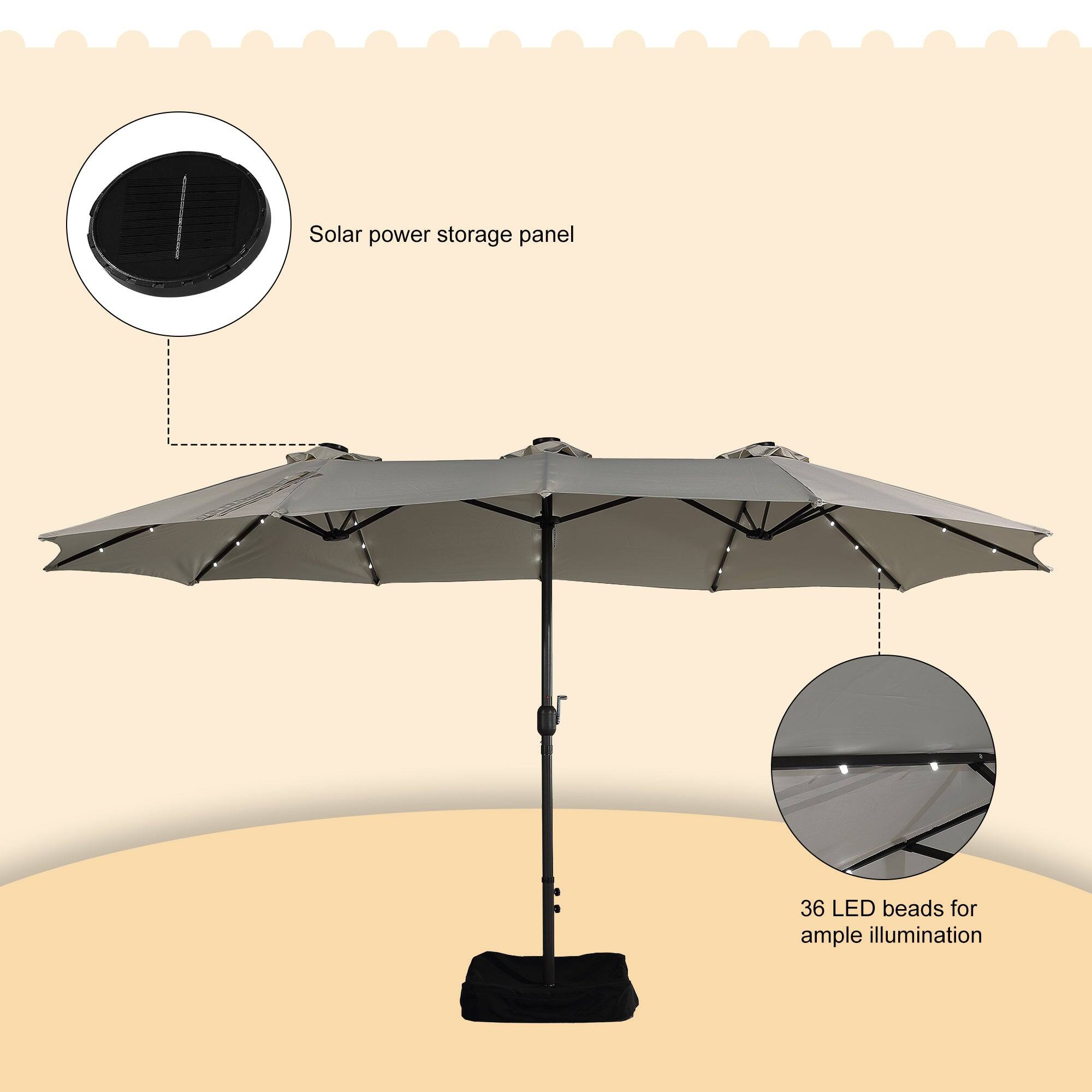 Solar power storage panel  
36 LED beads for ample illumination