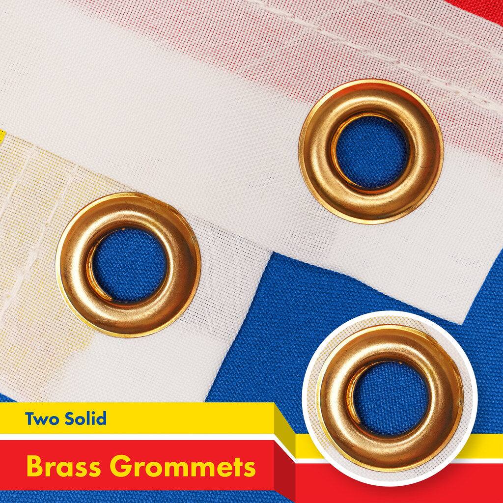 Two Solid Brass Grommets