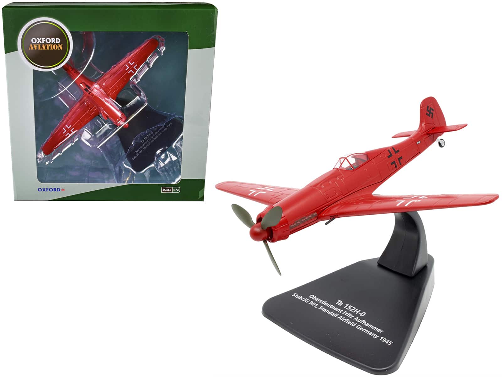 Focke-Wulf Ta 152H-0 War Plane Stab/JG 301, Stendall Airfield Germany (1945) 1/72 Model Airplane by Oxford Diecast price history on PriceWatchPro