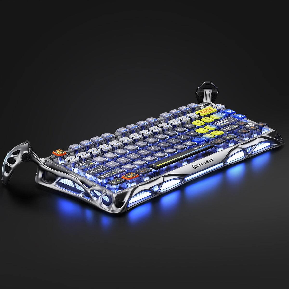 テラバイト君 GravaStar Mercury K1 Pro 75% Wireless Mechanical Gaming Keyboard