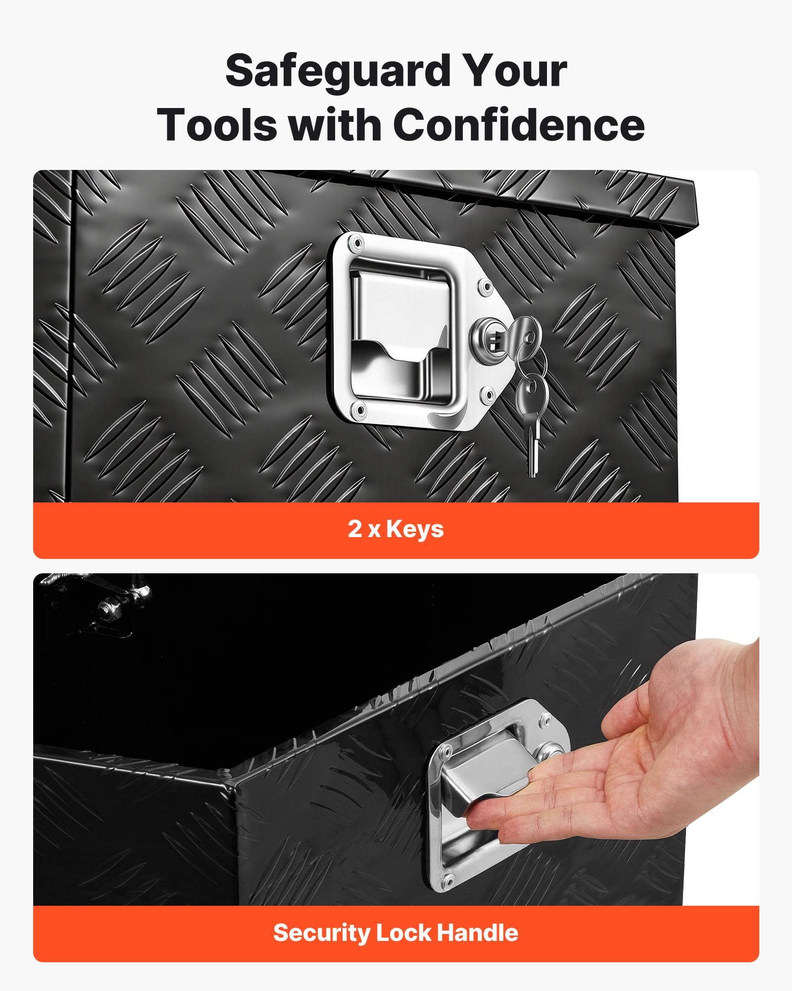Safeguard Your Tools with Confidence

2 x Keys

Security Lock Handle