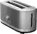 Angle. KitchenAid - KMT4116CU 4-Slice Wide-Slot Toaster - Contour Silver.
