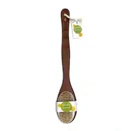 Pursonic - Bath Body Brush With Long Bamboo Handle