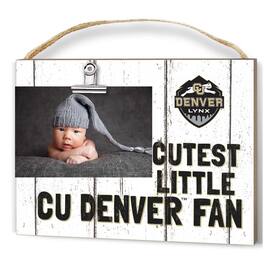 Jardine - CU Denver Lynx 8'' x 10'' Cutest Little Weathered Logo Clip Photo Frame - White