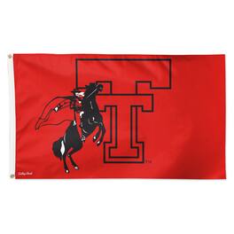 WinCraft - Texas Tech Red Raiders Single-Sided College Vault Team Deluxe Flag - Multicolor