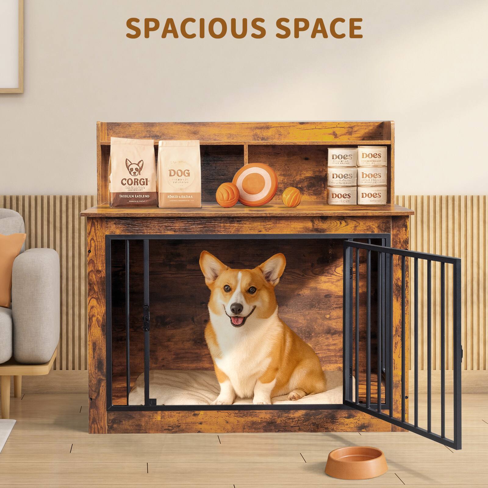 SPACIOUS SPACE

CORGI
DOG

DOES