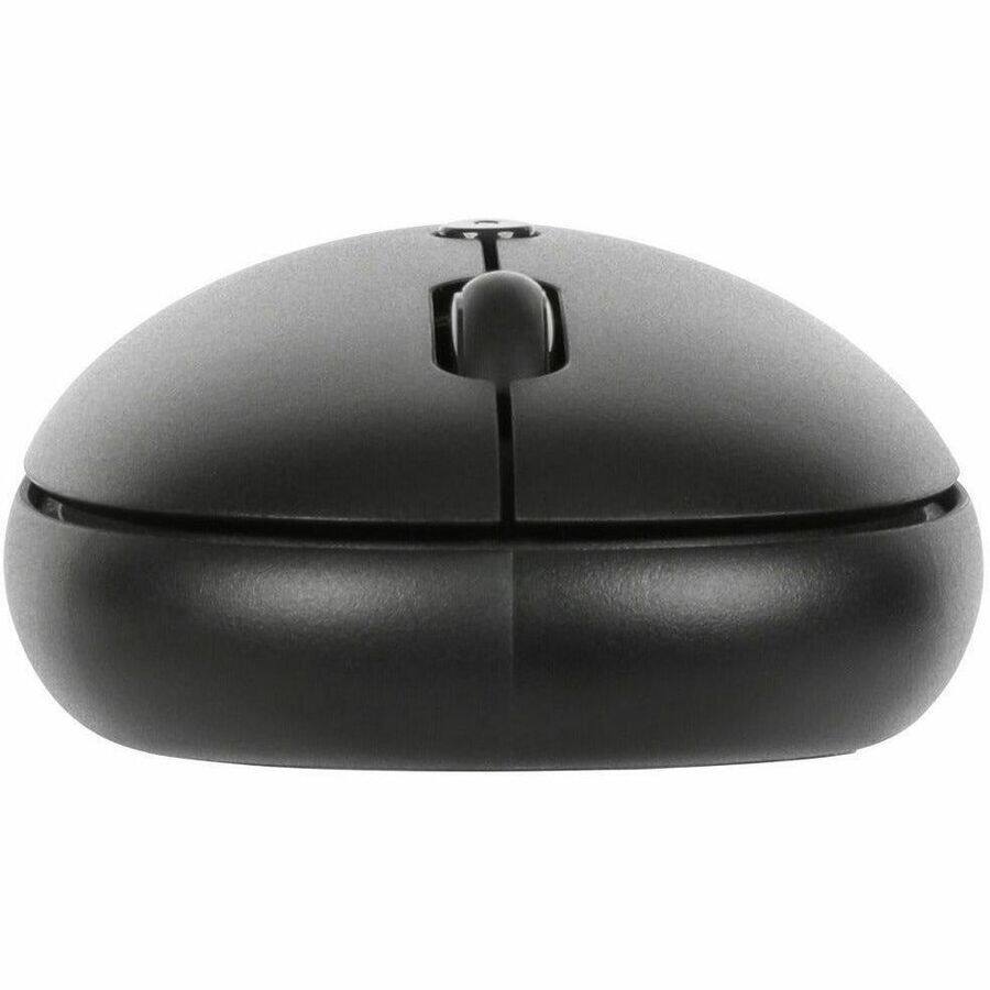 Alt View 1. Targus - Targus Compact Multi-Device Antimicrobial Wireless Mouse - Optical - Wireless - Bluetooth/Radio Frequency - 2.40 GHz - Black.