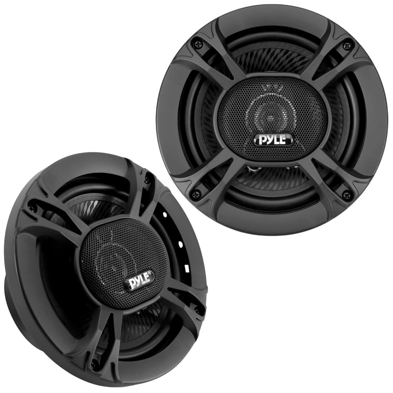 Pyle - 3-Way Universal Car Stereo Speakers-300W - Black