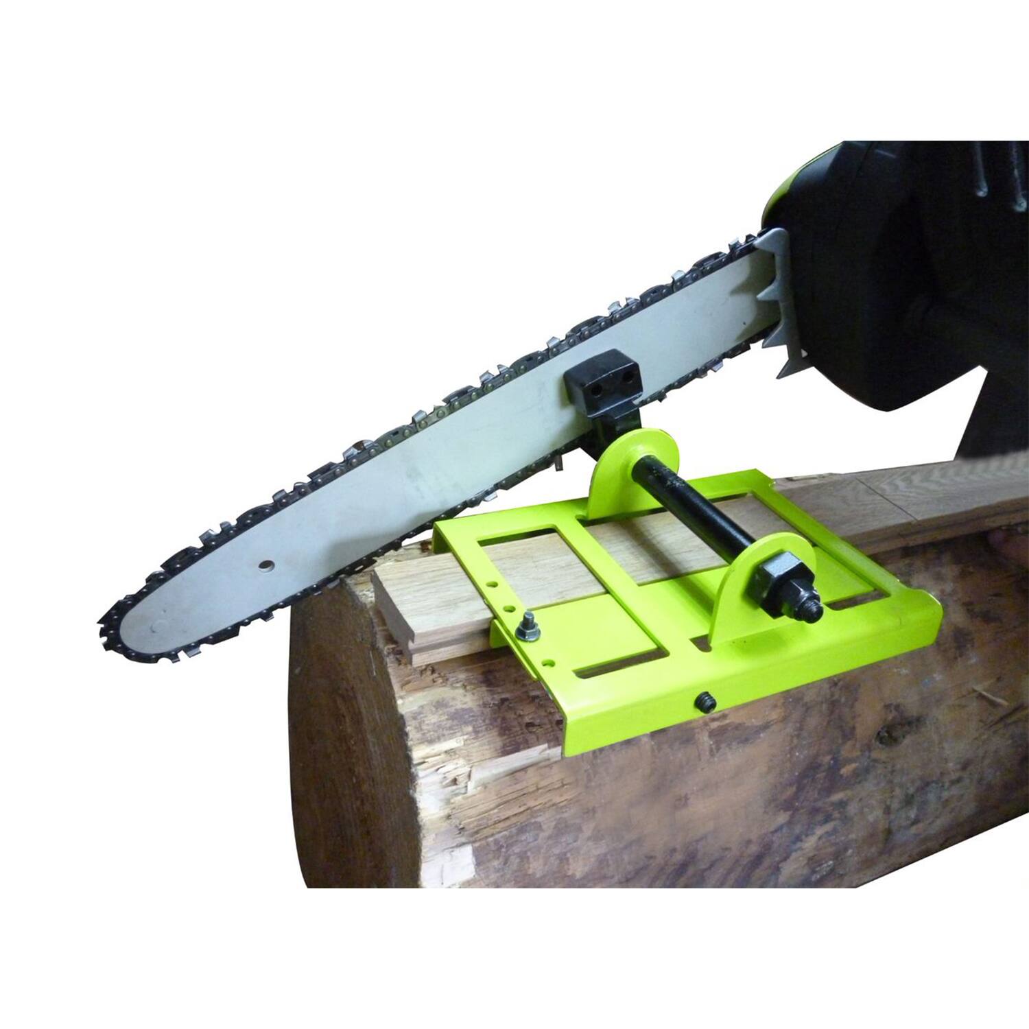 Alt View 4. Timber Tuff - Timber Tuff TMW-56 Steel Lumber Cutting Guide Portable Sawmill Tool for Chainsaw - Green.