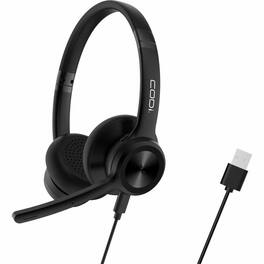 CODi - CLARO Wired Stereo Dual Ear Headset - USB Type C - Wired - with Integrated AI-Powered ENC Noise Cancelling - Unknown