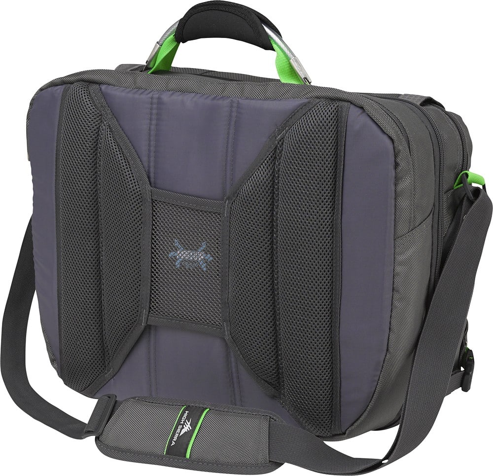 Alt View Zoom 3. High Sierra - Messenger Laptop Bag - Kelley Green/Charcoal/Black.