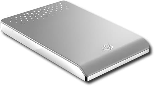 Angle Standard. Seagate - FreeAgent Go Special Edition 640GB External USB 2.0 Portable Hard Drive - Gray/Chrome.