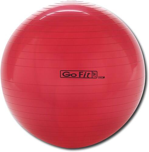 Front. GoFit - Exercise Ball - Red.