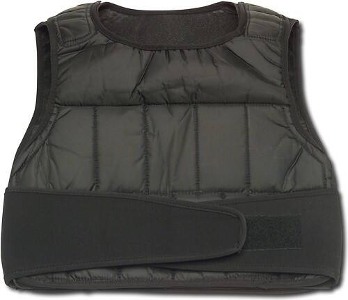 Front. GoFit - 20-Lb. Weighted Vest - Black.